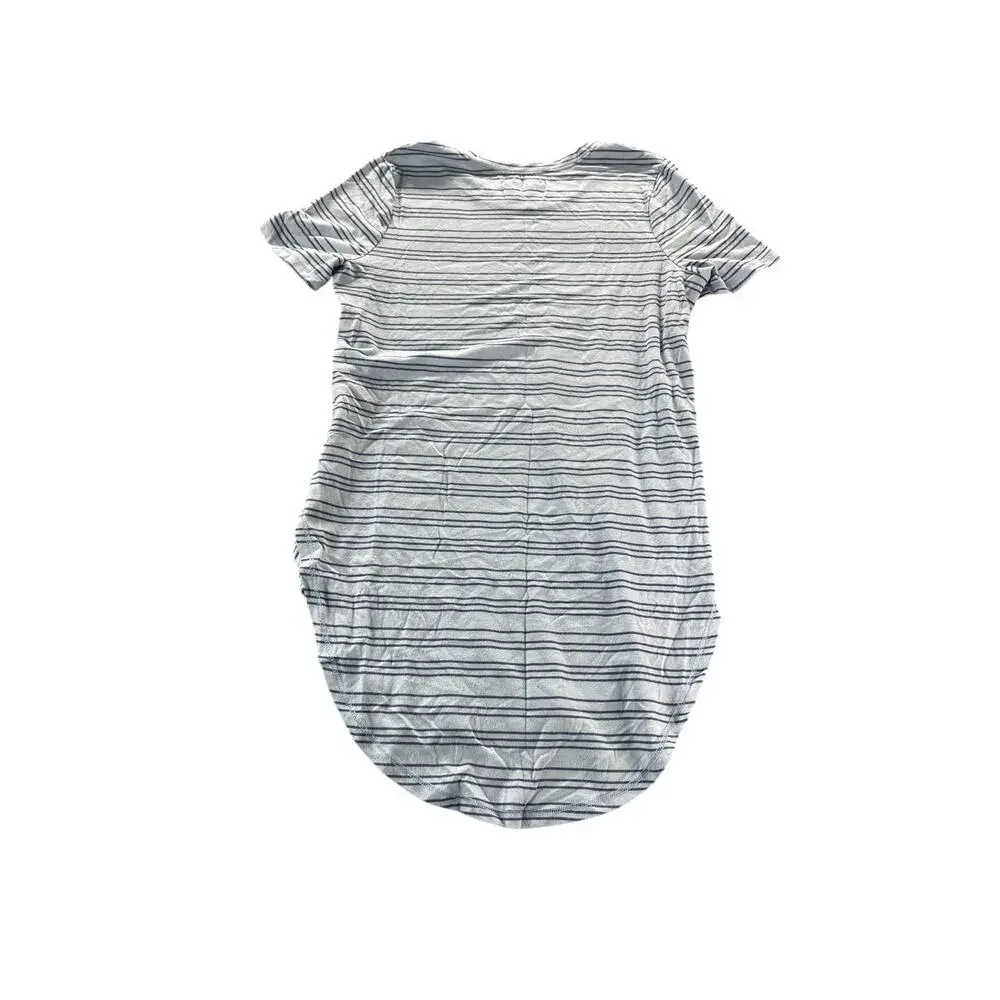 Mudd Girl's Blue Striped Short Sleeve T-Shirt Dress Youth Size Medium